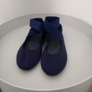 Cloth elastic criss cross flats